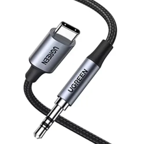 UGREEN 20192 Type C Male To 3.5mm Audio Cable CM450