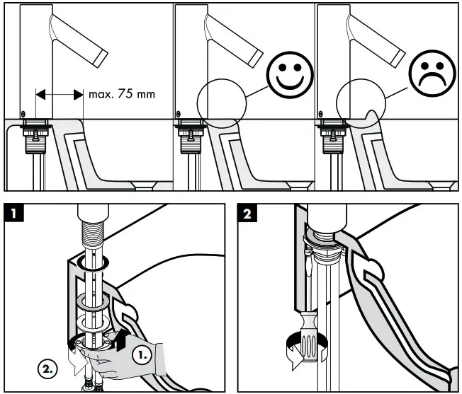 hansgrohe AXOR STARCK Electronic Basin Mixer - overview 1
