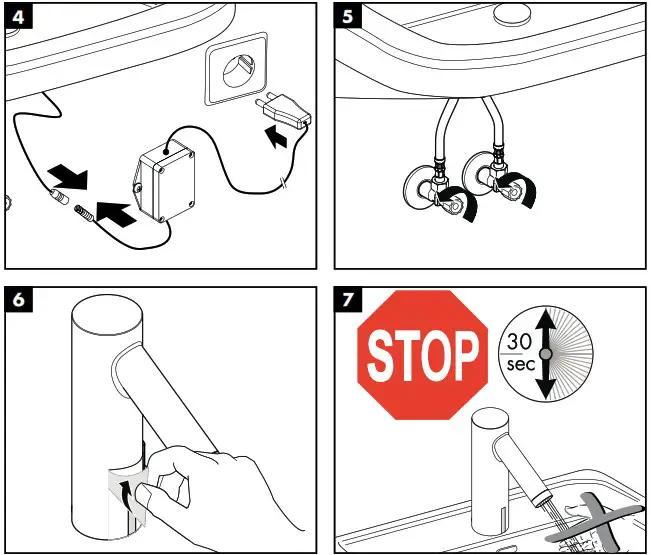 hansgrohe AXOR STARCK Electronic Basin Mixer - overview 3