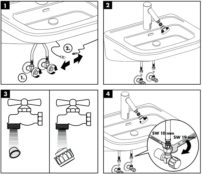 hansgrohe AXOR STARCK Electronic Basin Mixer - overview 9