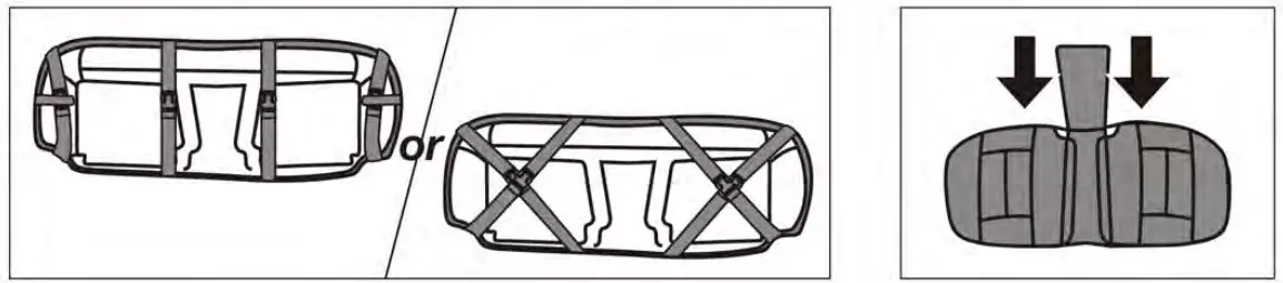 Rear seat bottom covers installation