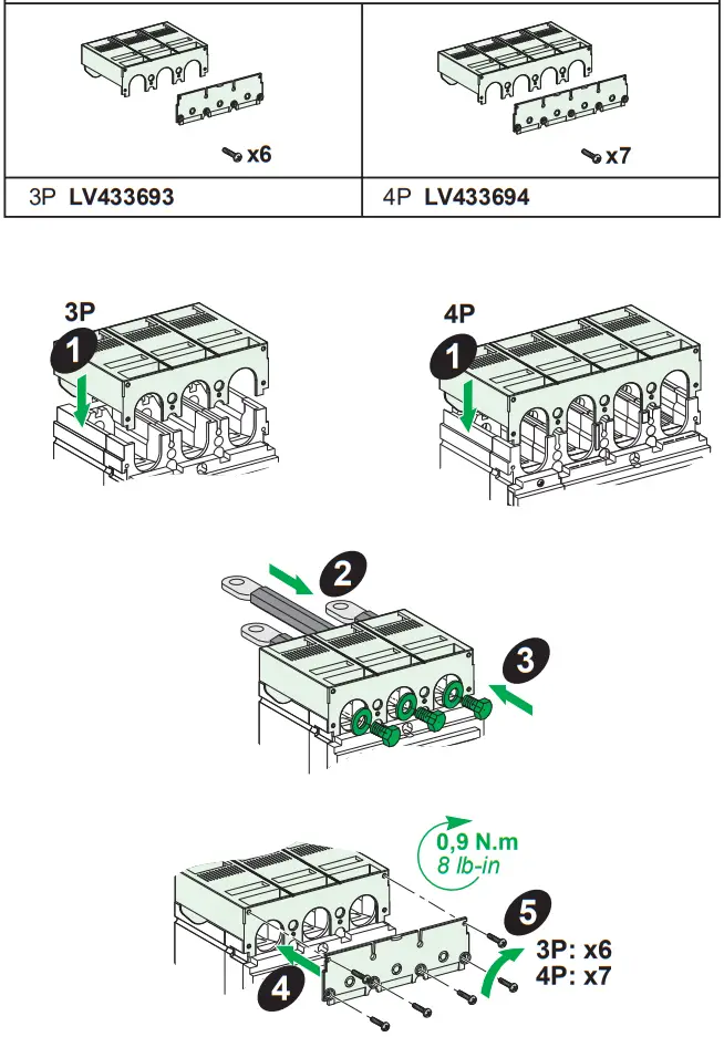 Schneider Electric NSX630N Circuit Breakers - Mandatory for performance 1