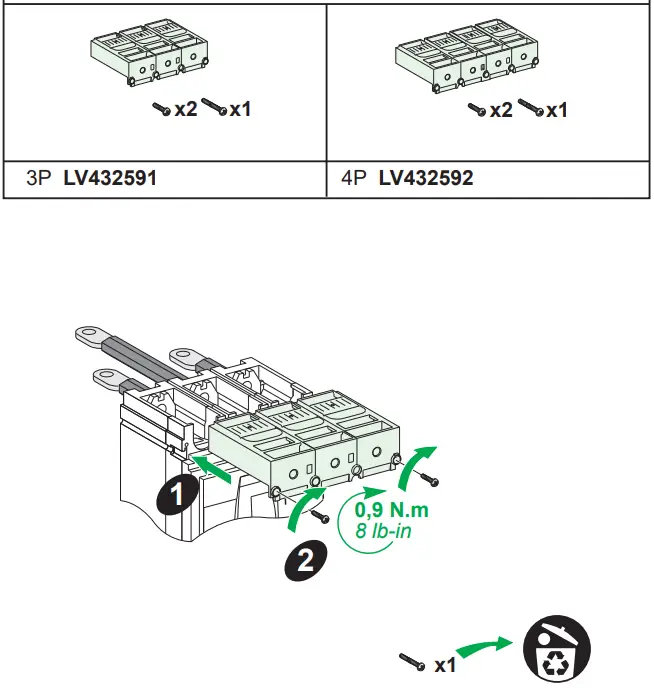 Schneider Electric NSX630N Circuit Breakers - Mandatory for performance