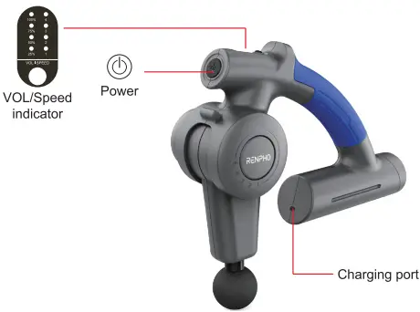 RENPHO-RF-GM169-R4-Massage-Gun-with-Adjustable-Arm-fig-2