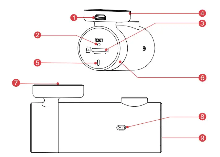 DDPAI Mini Pro Car Dash Camera - Car