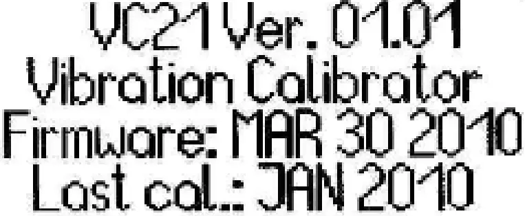 Version and calibration date