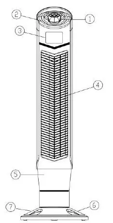 Edendirect-5375-Remote-Tower-Fan-fig-1