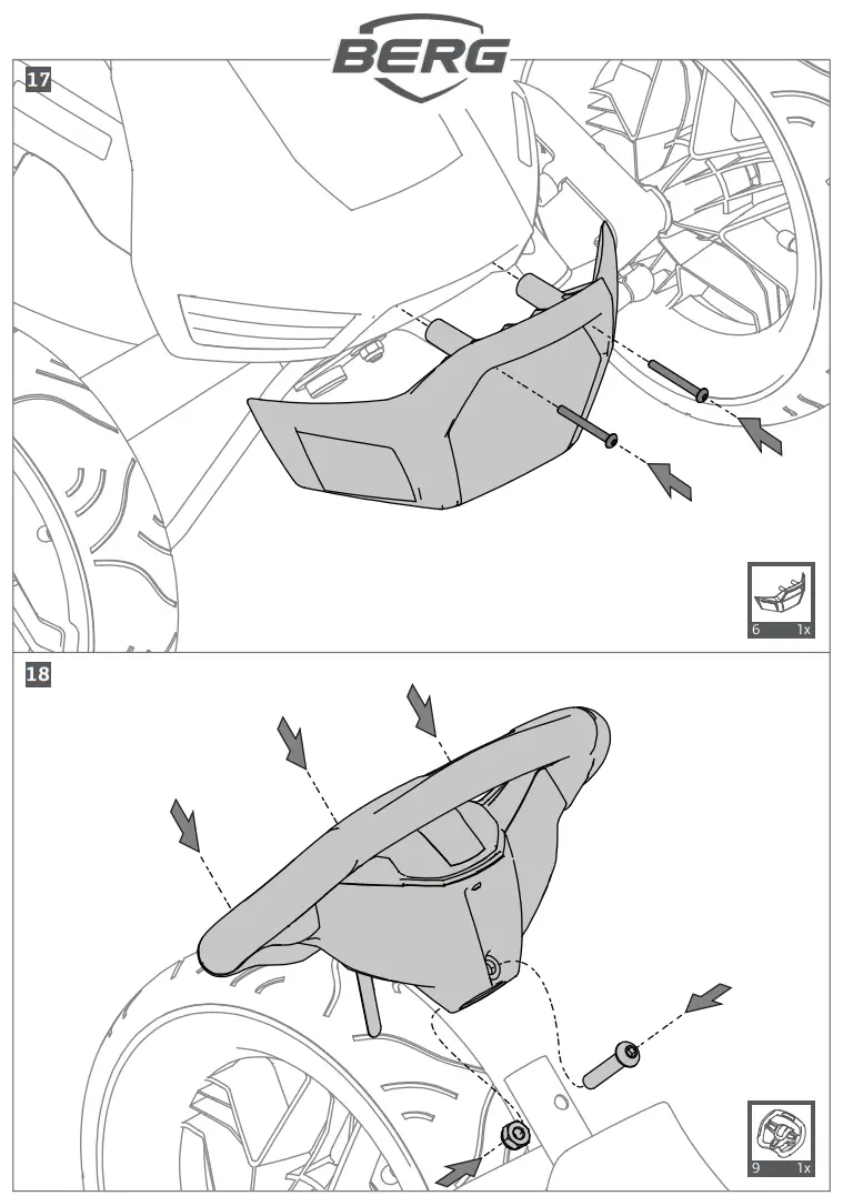 BERG 49.90.00.34 Rally APX Red 3 Gears - Parts 10