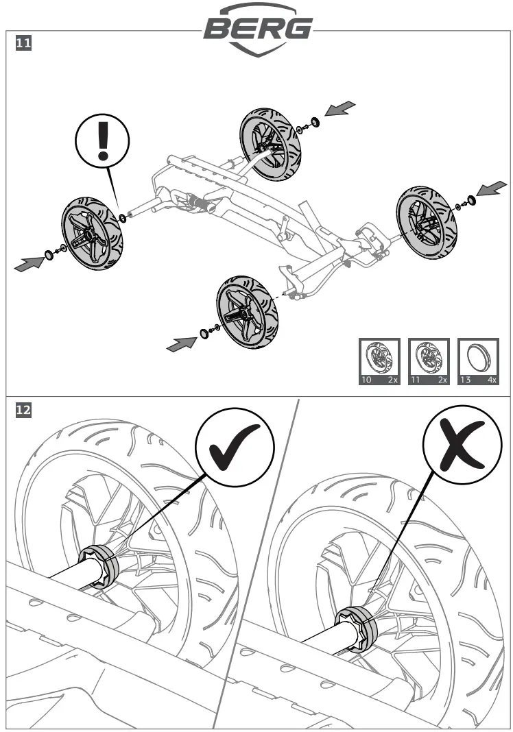 BERG 49.90.00.34 Rally APX Red 3 Gears - Parts 7