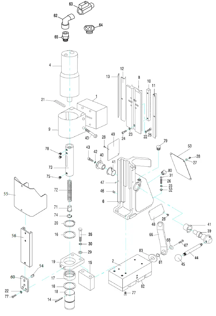 Rotabroach-CM-330-C-Pneumatic-Magnetic-Drilling-Machine-fig- (3)