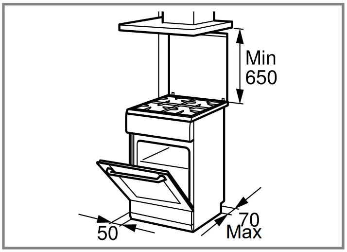 BOSCH HGB320E50M Free Standing Cooker - fig2