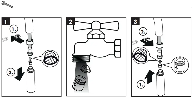 hansgrohe 72800XXX Talis M54 210 2jet Single Lever Kitchen Mixer - Fig 16