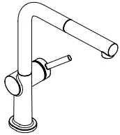 hansgrohe 72800XXX Talis M54 210 2jet Single Lever Kitchen Mixer - Fig 2