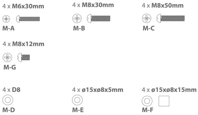 ONE FOR ALL WM2621 Smart Tilting TV Wall Mount - Package M