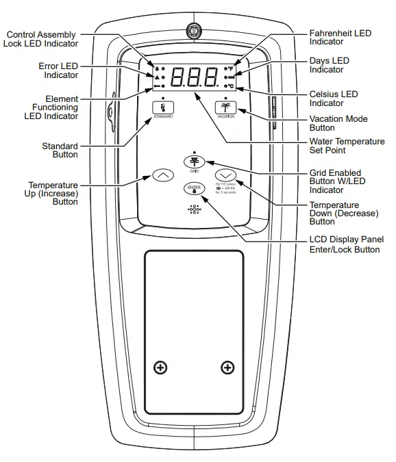 Unbranded 100354544 Residential Electronic Thermostat Electric Water Heater - Control Assembly