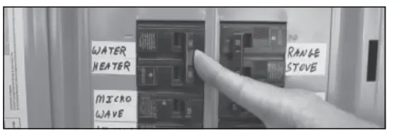 Unbranded 100354544 Residential Electronic Thermostat Electric Water Heater - circuit breaker