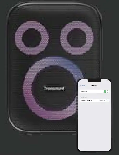 Tronsmart HALOO 200 Portable Party Speaker - connection