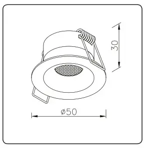 HALCYON R744 LED Recessed Luminaire - fig