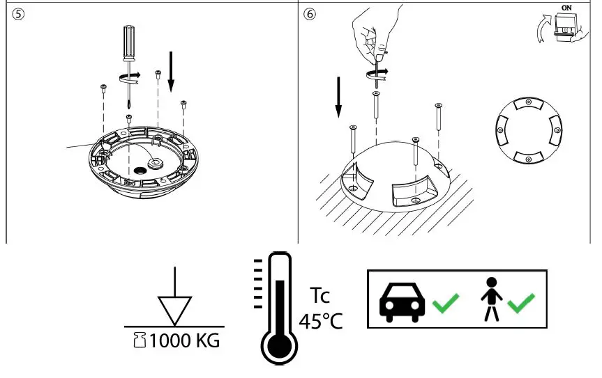 Lindby 9915015 Huban LED Deck Light Instruction Manual-FIG-3