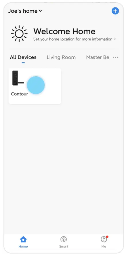 P42 Blusafe Smart App - home