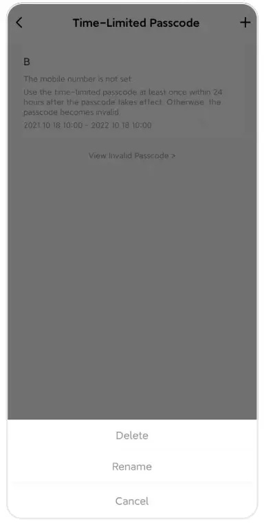 P42 Blusafe Smart App - passcode 15