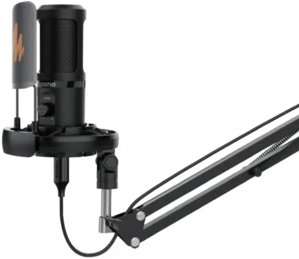 maono AU PM461S USB Microphone Boom Arm set