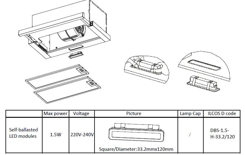 Astivita SHOOD60M Cooker Hood 15