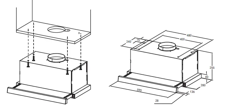 Astivita SHOOD60M Cooker Hood 7