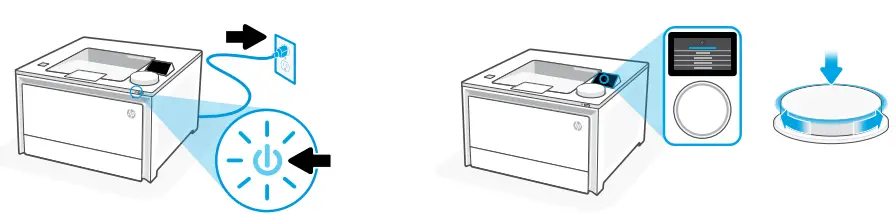 hp 4203dw LaserJet Pro Printer - Prepare printer