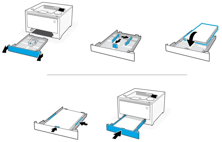 hp 4203dw LaserJet Pro Printer - Prepare printer1
