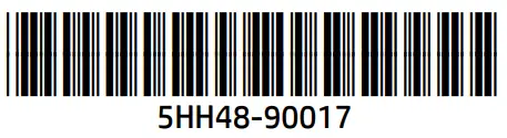 hp 4203dw LaserJet Pro Printer - bar code