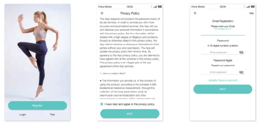 FIRINER FIRIN-001 Scale for Body Weight and Fat - account