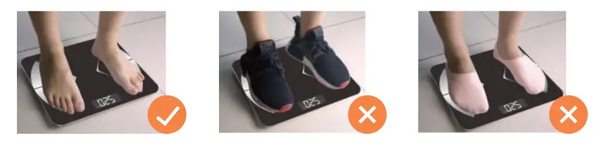 FIRINER FIRIN-001 Scale for Body Weight and Fat - feet