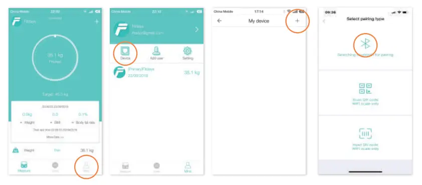 FIRINER FIRIN-001 Scale for Body Weight and Fat - id