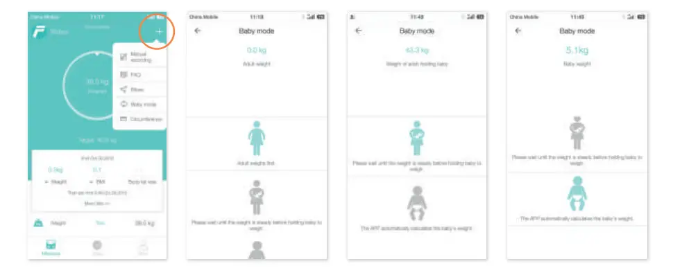 FIRINER FIRIN-001 Scale for Body Weight and Fat - mark