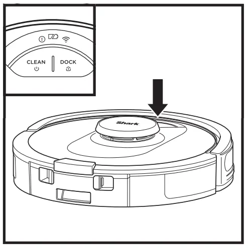 Shark RV2500 Robot Vacuum - BUTTONS
