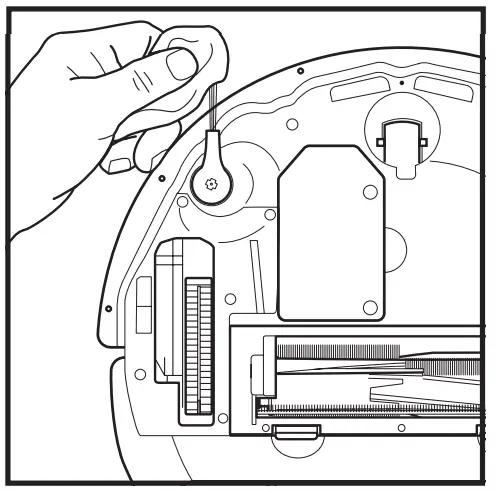 Shark RV2500 Robot Vacuum - CLEAN SIDE