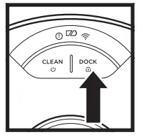 Shark RV2500 Robot Vacuum - DOCK BUTTON