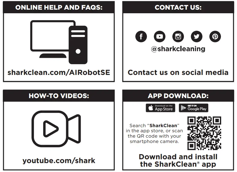 Shark RV2500 Robot Vacuum - GET HELP