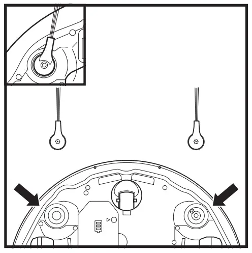 Shark RV2500 Robot Vacuum - SIDE BRUSHES