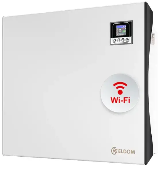 ELDOM RH RH01W Electric Wall Mounted Convector Heater with Electronic Control - FIG4