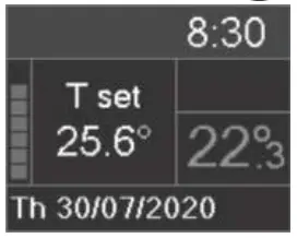 ELDOM RH RH01W Electric Wall Mounted Convector Heater with Electronic Control - operating modes
