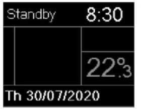 ELDOM RH RH01W Electric Wall Mounted Convector Heater with Electronic Control - operating modes1