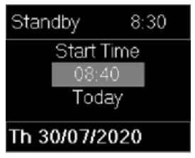 ELDOM RH RH01W Electric Wall Mounted Convector Heater with Electronic Control - operating modes2