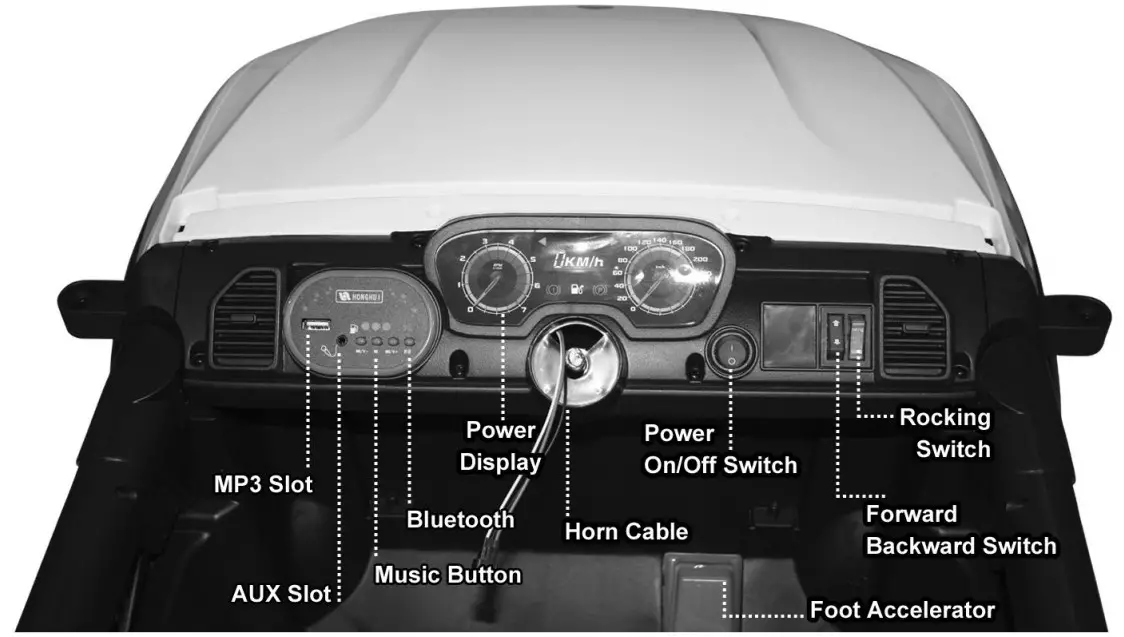 babyhug Pobo Kids SUV Battery Operated Ride On Car - fig 7