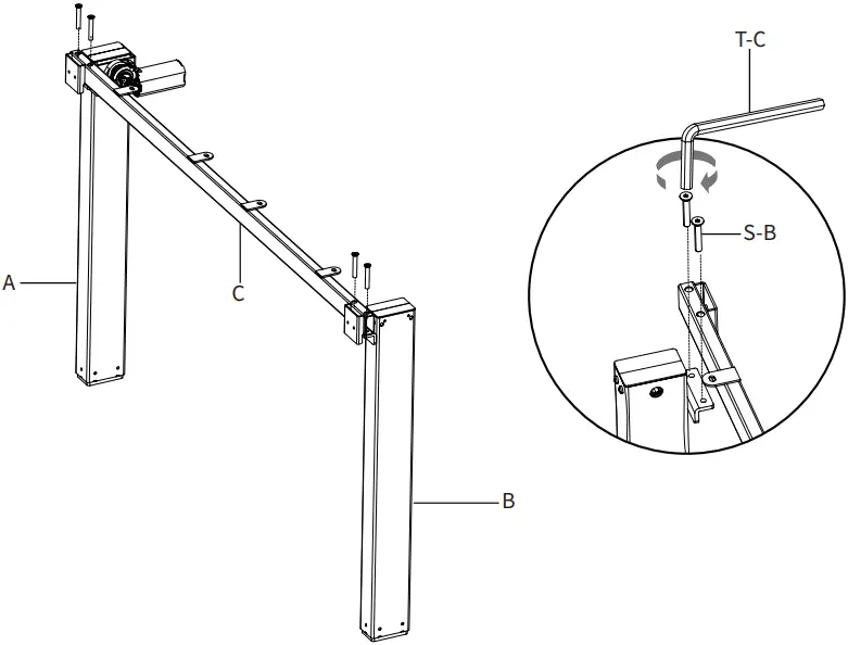V I V O DESK-E-T55B 2 Tier Electric Height Adjustable Desk B1
