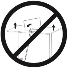 V I V O DESK-E-T55B 2 Tier Electric Height Adjustable Desk B12