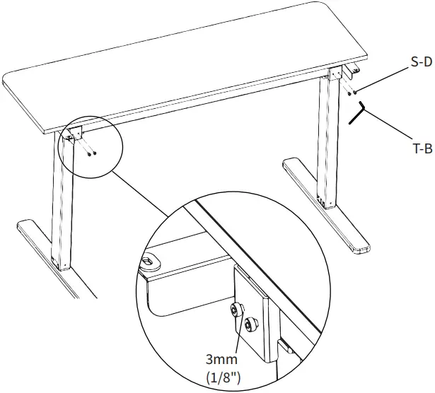 V I V O DESK-E-T55B 2 Tier Electric Height Adjustable Desk B6
