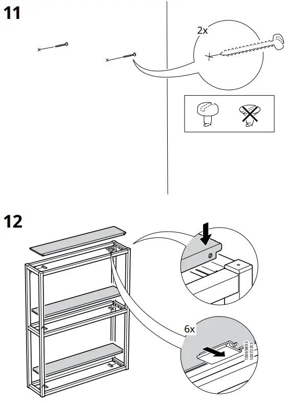 IKEA ENHET Wall Frame with Shelf Anthracite - Fig 10