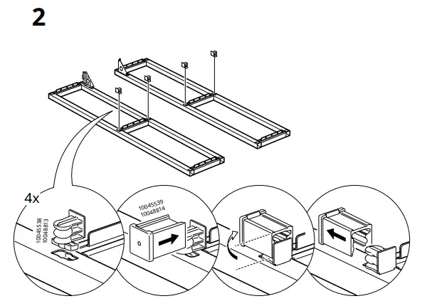 IKEA ENHET Wall Frame with Shelf Anthracite - Fig 4